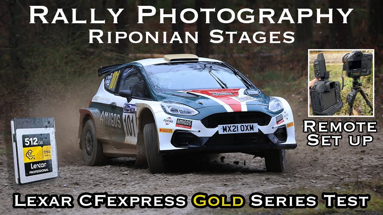 Rally Photography - Riponian Stages. A test for the new Lexar Gold Series 512gb CFexpress card