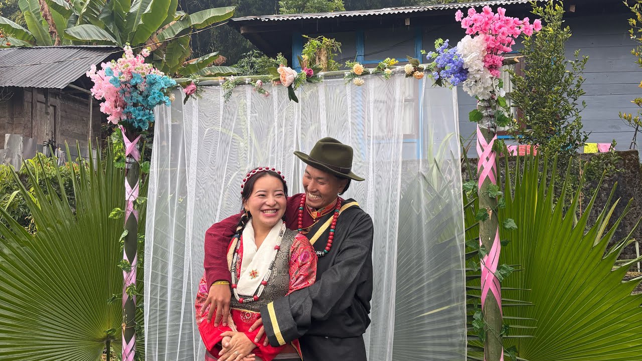 Traditional marriage ceremony 🌷💐 at Tuting, Arunachal Pradesh, INDIA 