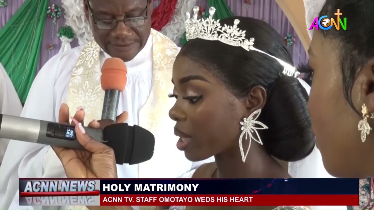 HOLY MATRIMONY: ACNN TV STAFF OMOTAYO WEDS HIS HEARTTHROB