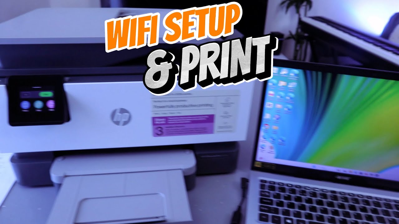 Как настроить/подключить принтер HP Officejet 9120E к Wi-Fi через компьютер