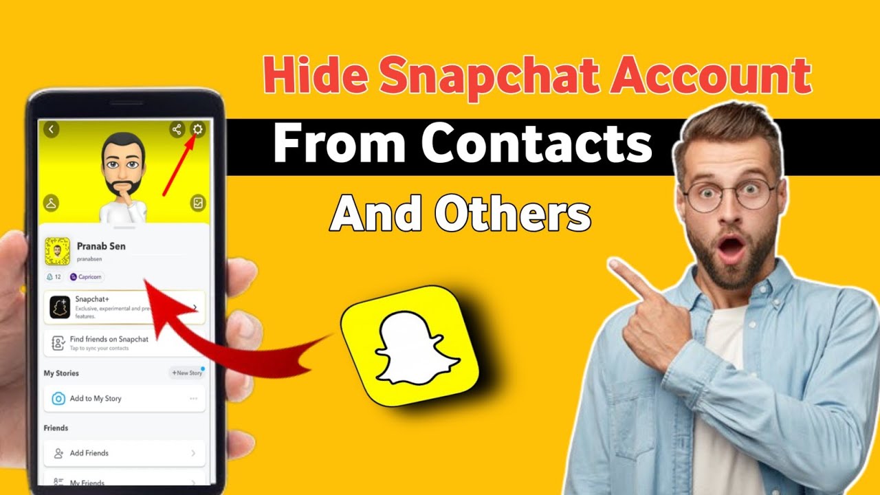 How To Hide Snapchat Account From Contacts | Snapchat Account Hide Kaise Kare | Technical Bhagwan
