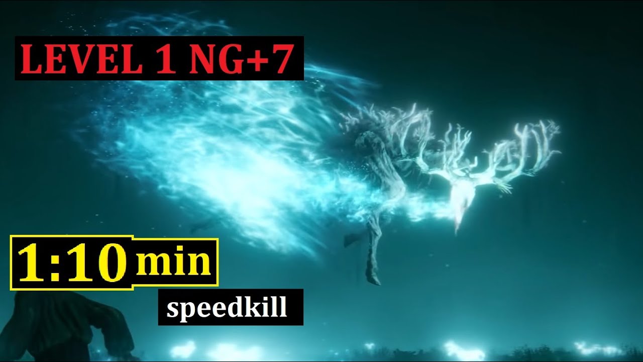 Elden Ring Level 1 NG+7 Regal Ancestor Spirit speedkill [No Damage]
