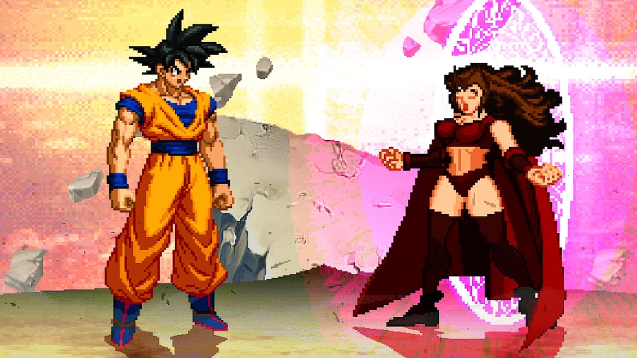 Goku Vs. Scarlet Witch - Mysterious Sorcery