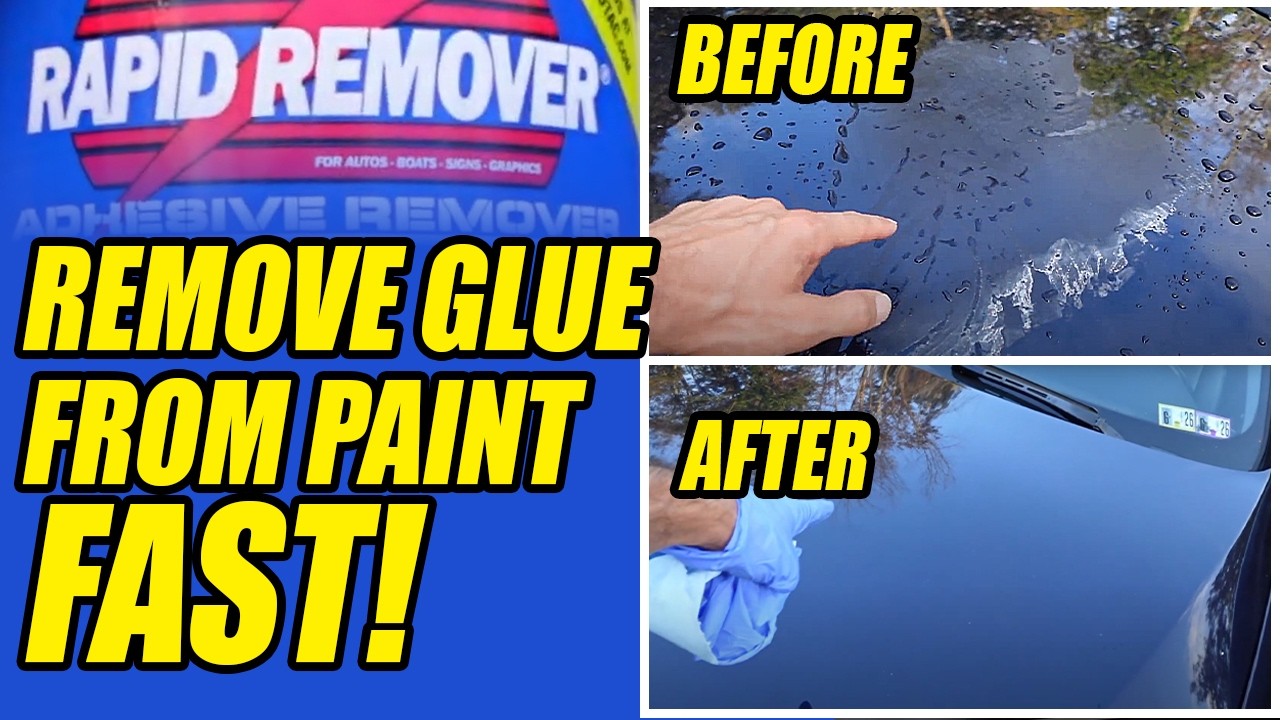 How to Remove Stuck on Vinyl Wrap Adhesive ⏱️ FASTEST METHOD!!