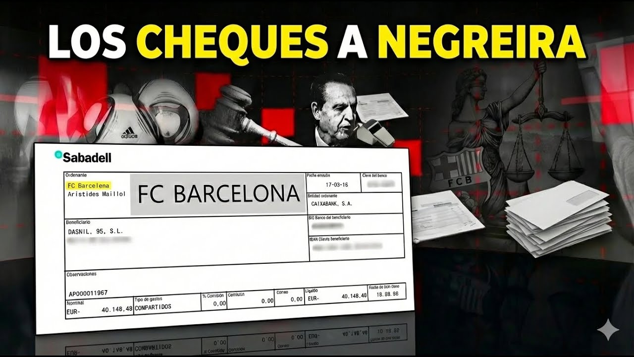 Los CHEQUES que demuestran los pagos del BARCELONA a NEGREIRA (RMTV Conecta)