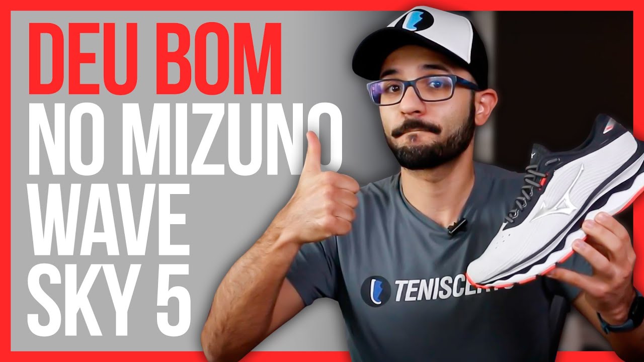 DEU BOM! Mizuno Wave SKY 5 // Review Avaliação Completa