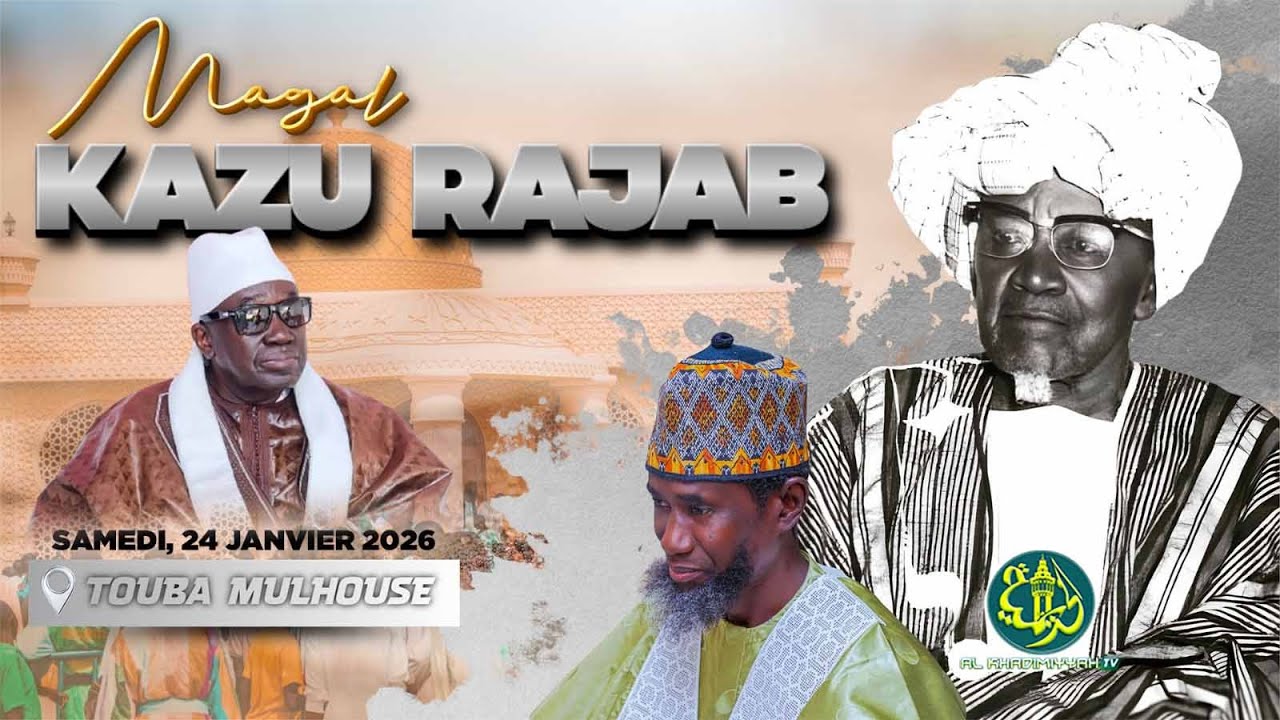 🔴 EN DIRECT | Magal Kazu Rajab 2026 à Mulhouse (France) – Hommage à Serigne Fallou Mbacké | LIVE