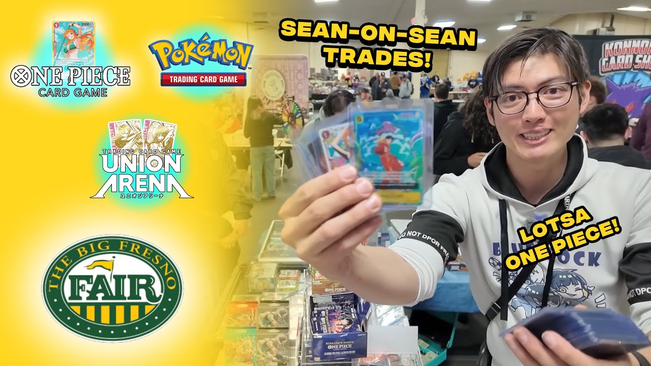 Acquired A LOT OF ONE PIECE AND POKEMON at Big Fresno Card Show! (Vendor POV/One Piece/Pokemon/TCG)