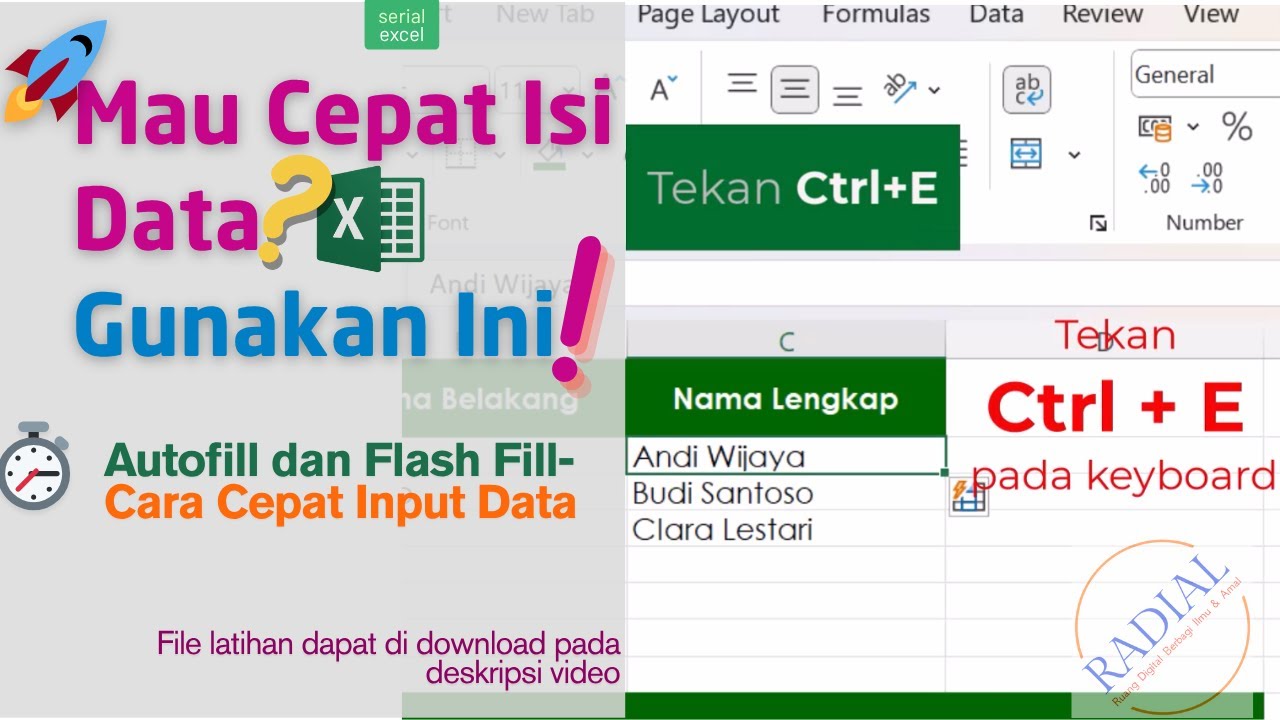 Mau Tau Cara Cepat Input Data di Excel!? Gunakan Magic Flash Fill!