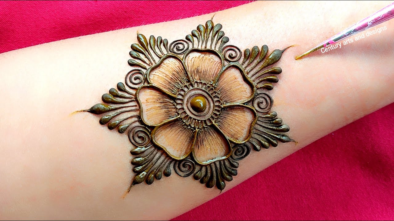 New beautiful stylish front hand mehndi design | easy arabic mehndi | mehndi ka design | mehndi .