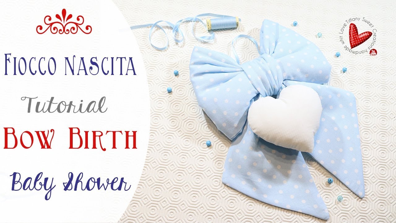 Fiocco nascita -tutorial- bow birth tutorial