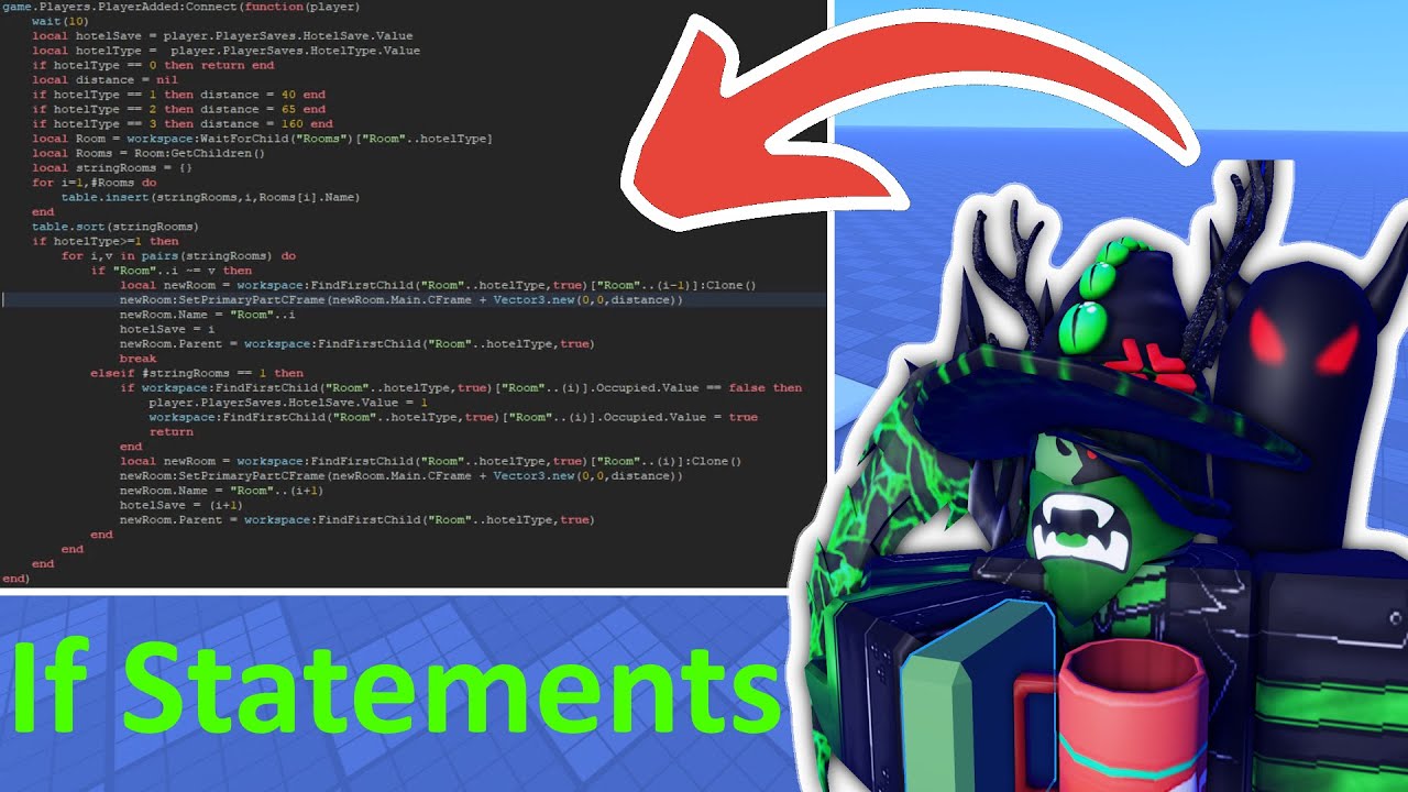 Урок по написанию скриптов для начинающих в Roblox №10 — Операторы if (2023)