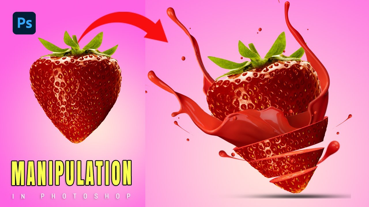 Easy Photo Manipulation in Photoshop | Strawberry