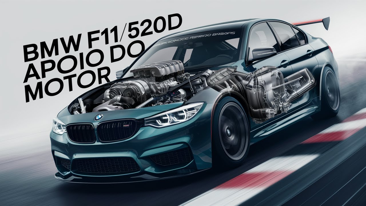 ✅ BMW F10/F11 520d apoio do motor