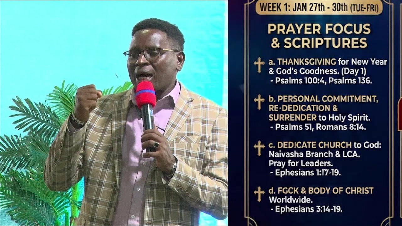 PRAYER WEEK JAN 2026 Day 3. WED 29/01/2026