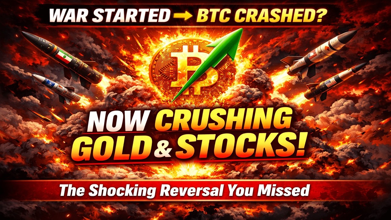 Bitcoin CRASHED 8.5% on Iran War&hellip; Then CRUSHED Gold & Stocks?!