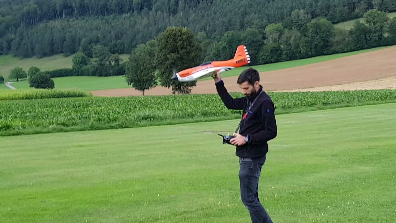 RC Model Multiplex Funracer. Flight of August 18 2021
