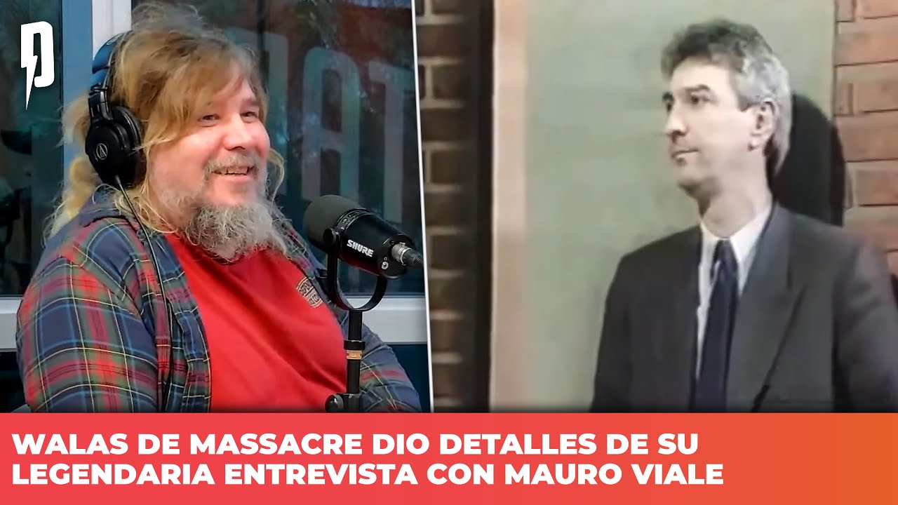 Walas de Massacre visitó Maldita Suerte y dio detalles de su legendaria entrevista con Mauro Viale
