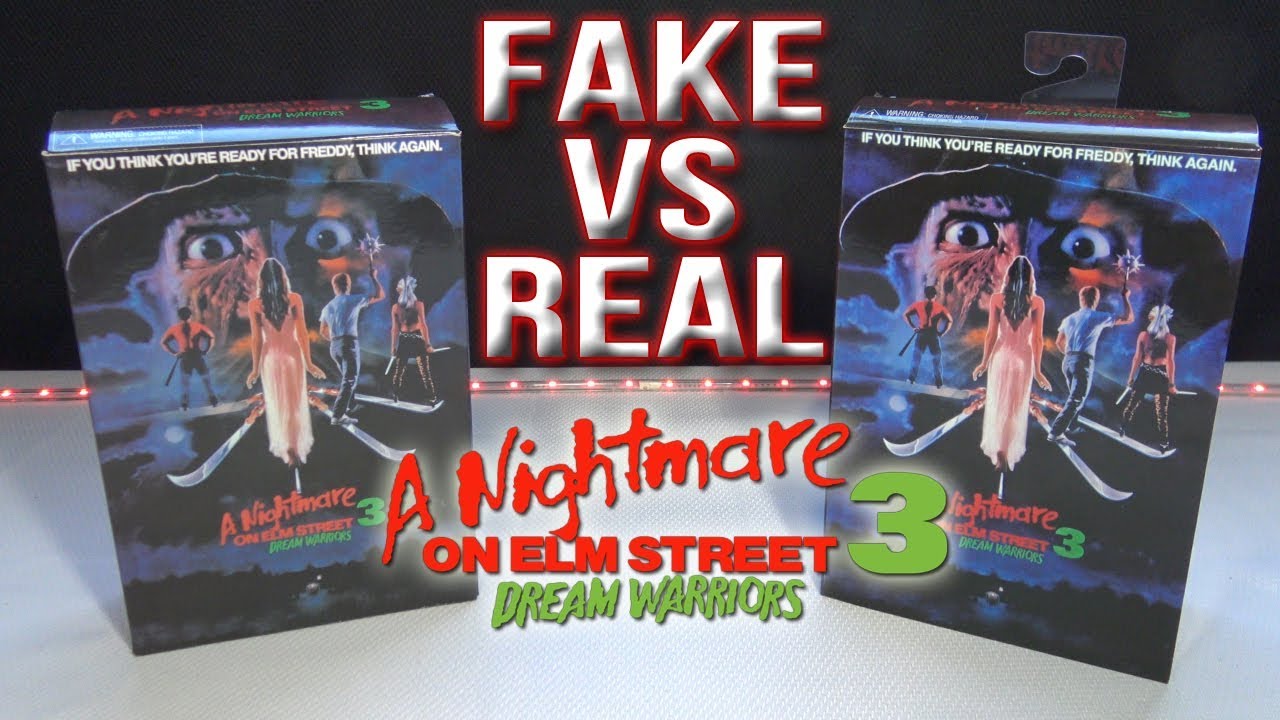 Fake Vs Real A Nightmare On Elm Street 3 Dream Warrior Neca Action Figure Review
