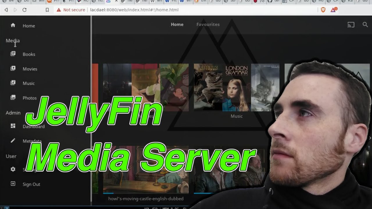 JellyFin media server (video not playing missing ffmpeg)