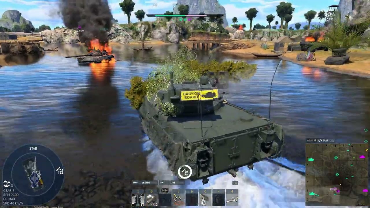 Drone Scouting, Deadly Strikes – M1128 Wolfpack RB Hunt (War Thunder)
