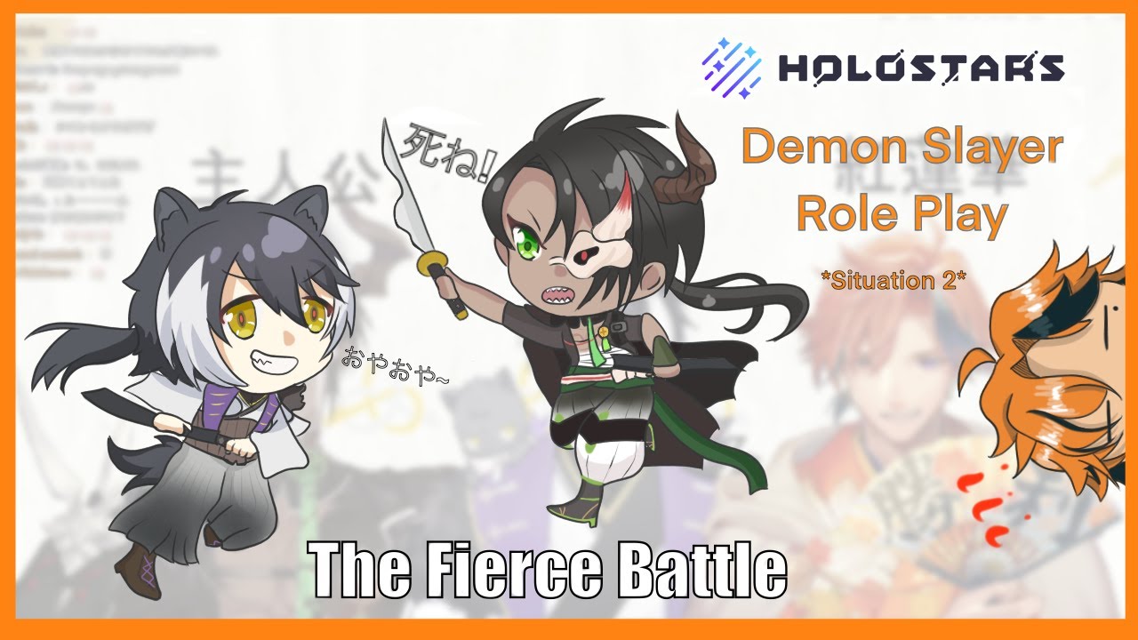 MaFia's Demon Slayer Situation ft Roberu's singing(?) [Holostars/Babumagadokide] (Eng Subs)