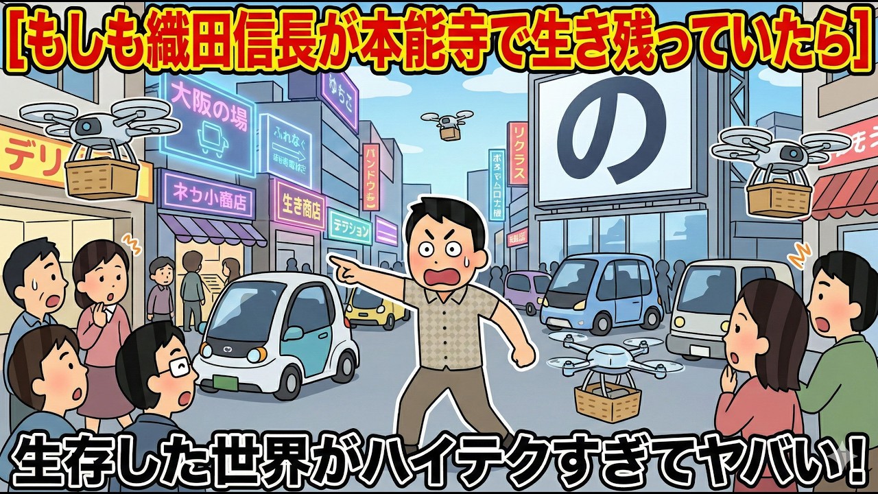 生き残った魔王は世界を救う！？信長による地球大統一計画がロマンの塊だった！ 【 もしも 科学 空想 雑学 】