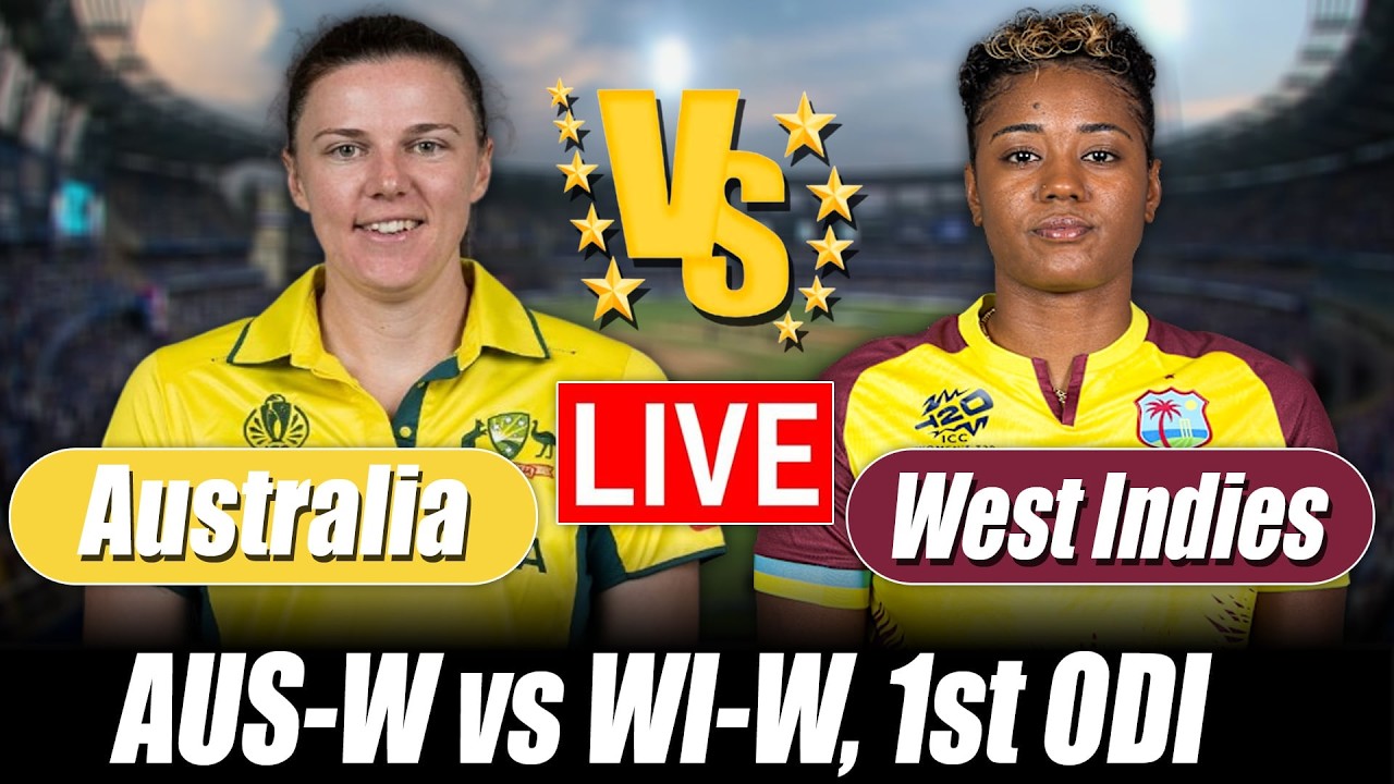West Indies Women vs Australia Women Score|AUS W vs WI W 1st ODI score Commentary, analytics