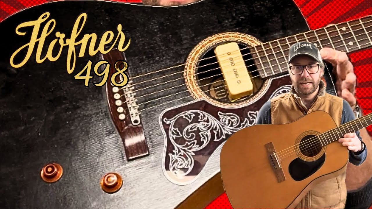 Полная переделка HÖFNER 489! Установка P90 на акустическую гитару 🎸