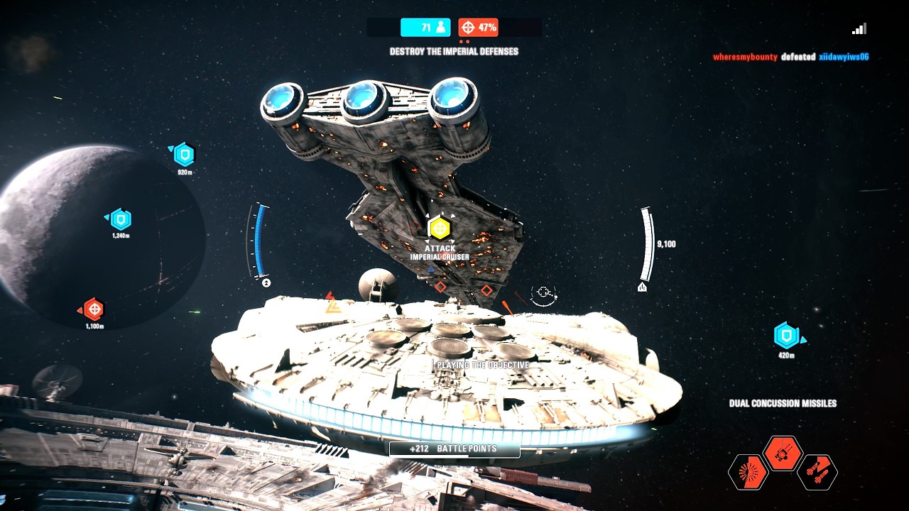 Starfighter Assault Gameplay - Fondor (Rebellion) Star Wars Battlefront II