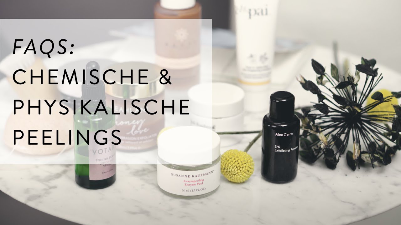 Alles &uuml;ber nat&uuml;rliche chemische & physikalische Peelings &mdash; Amazingy FAQs | Naturkosmetik Peels