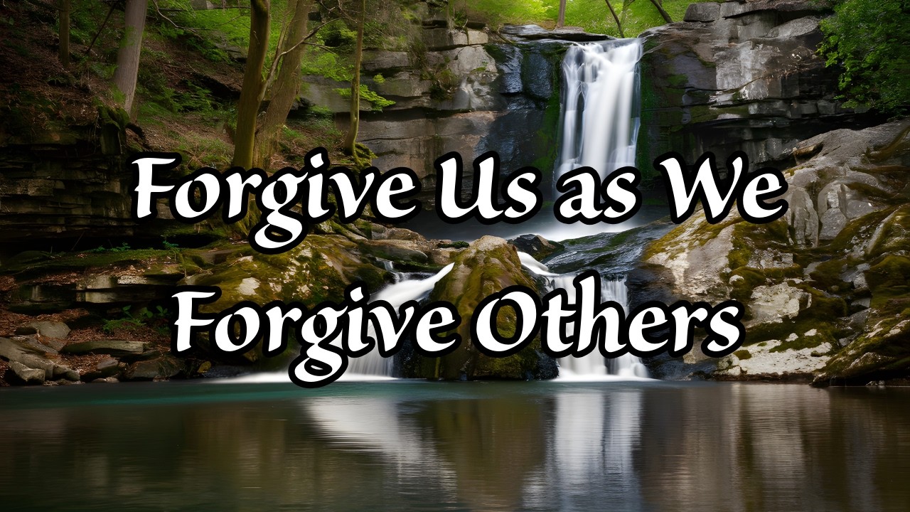 Jesus teaches us to seek forgiveness!