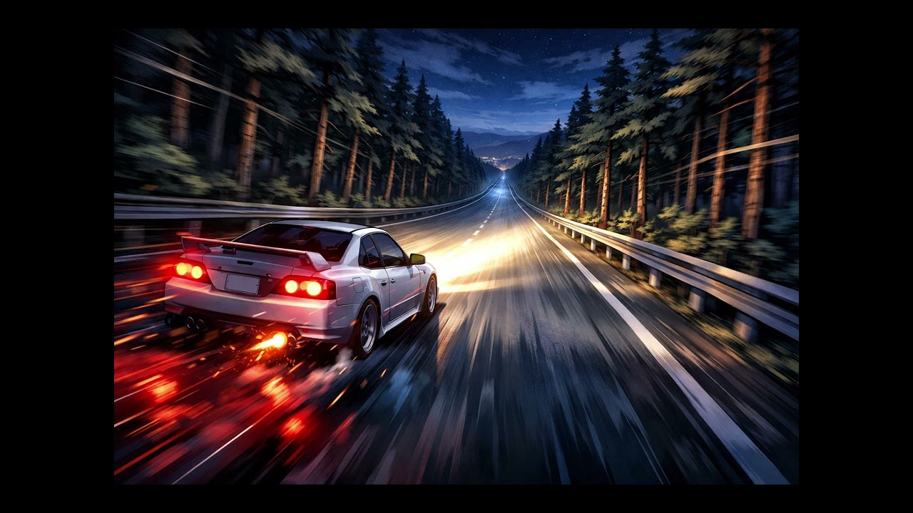 Eurobeat Racing Song - Redline Between Pines