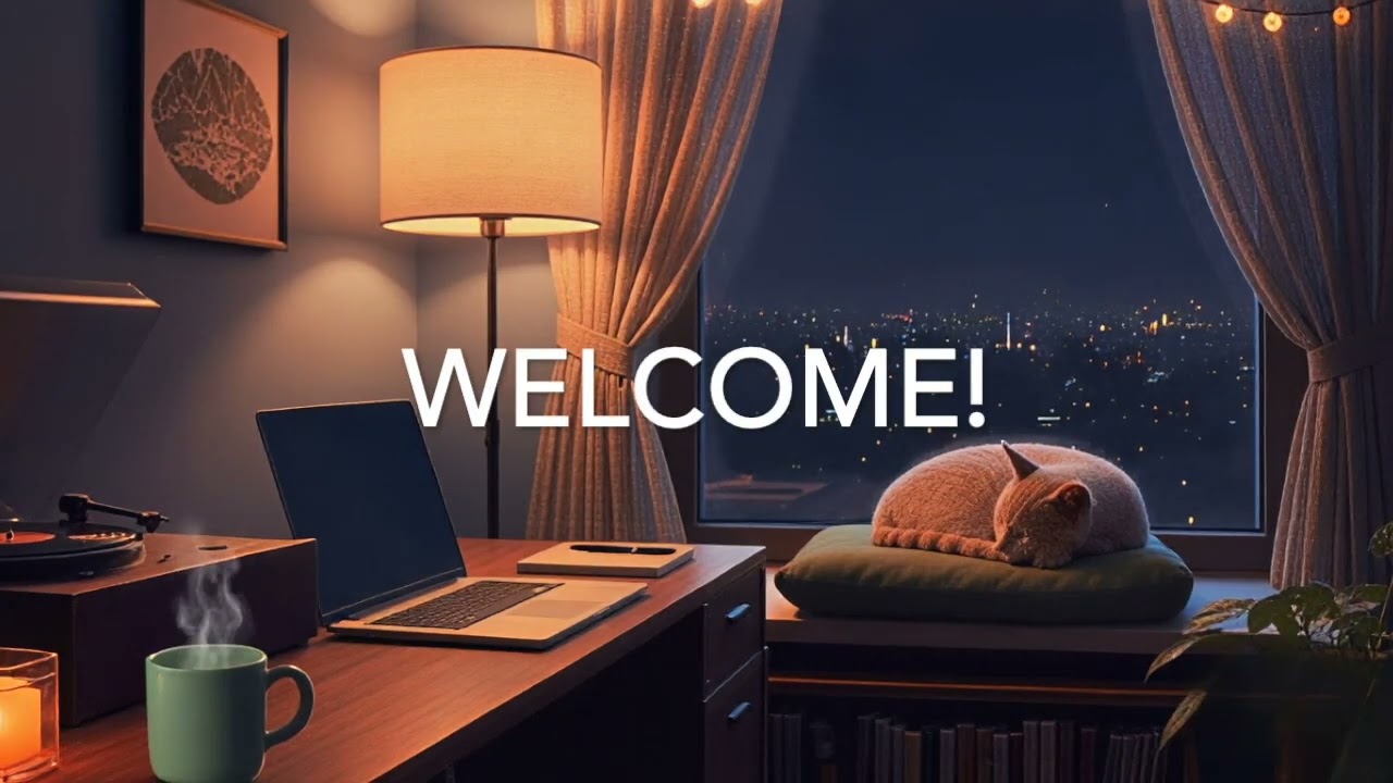 Late Night Chill Room 🌙 Lofi Beats to Relax, Study & Unwind