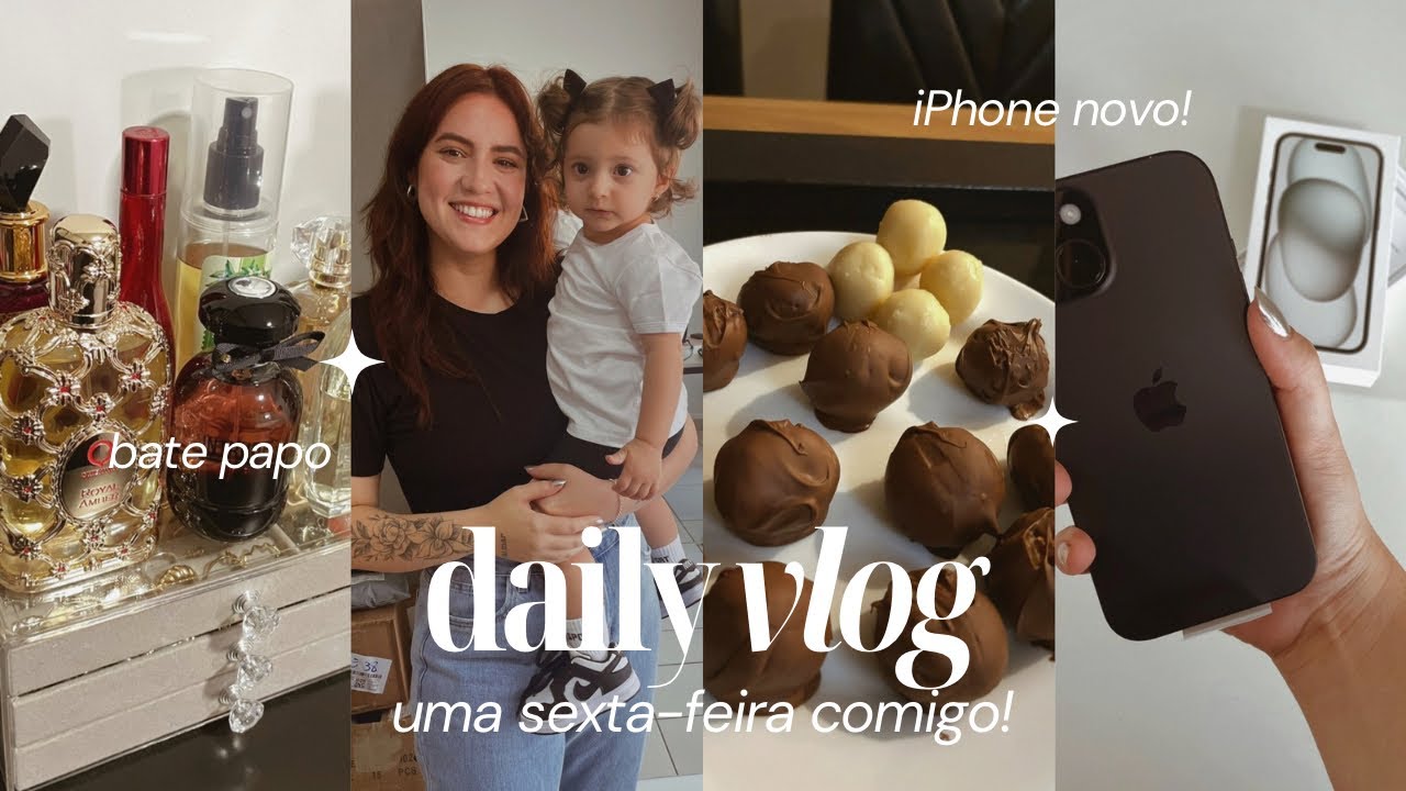 DAILY VLOG *comprei um IPhone, bombom fácil, loja e rotina* | Amanda Paduan