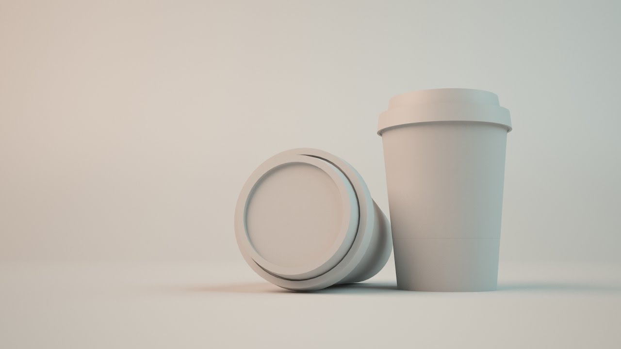 3ds max - Coffee cup modeling tutorial
