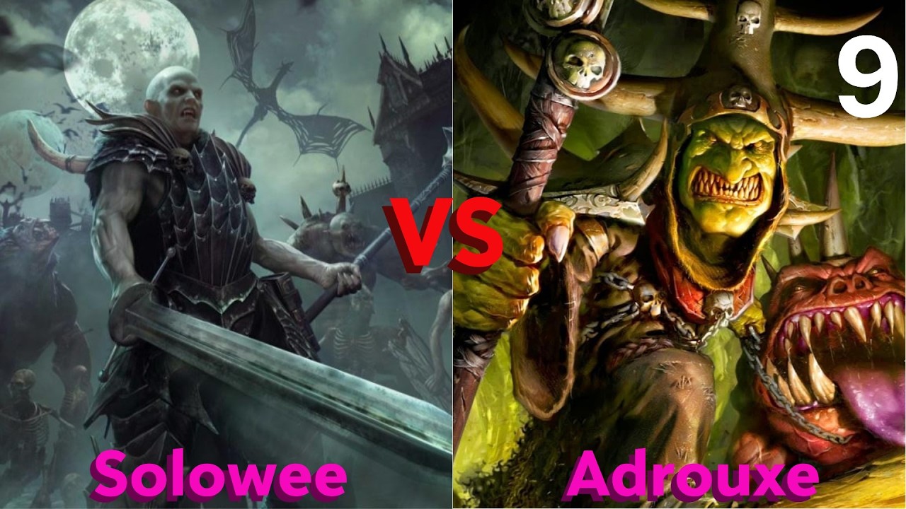 Warhammer 3 Total War - Campagne PVP 1VS1 - Manfred von carstein VS Skarsnik #9 et Fin