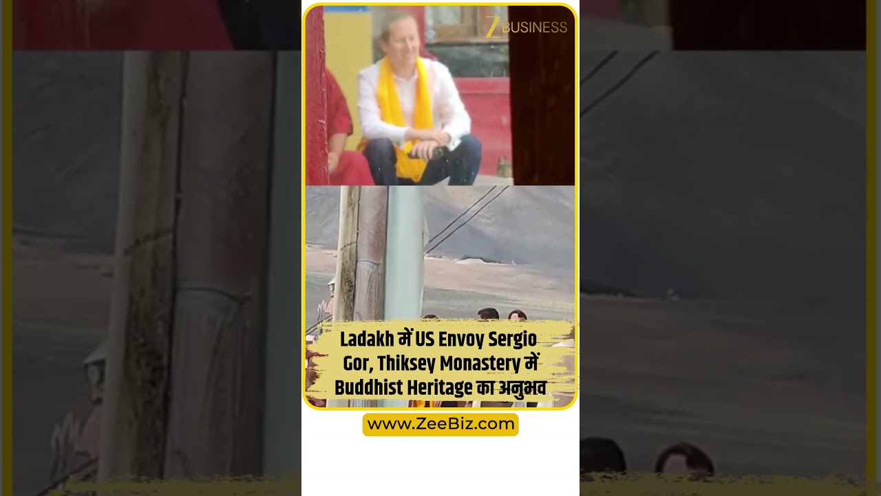US Envoy Sergio Gor Explores Thiksey Monastery in Ladakh, Experiences Buddhist Heritage