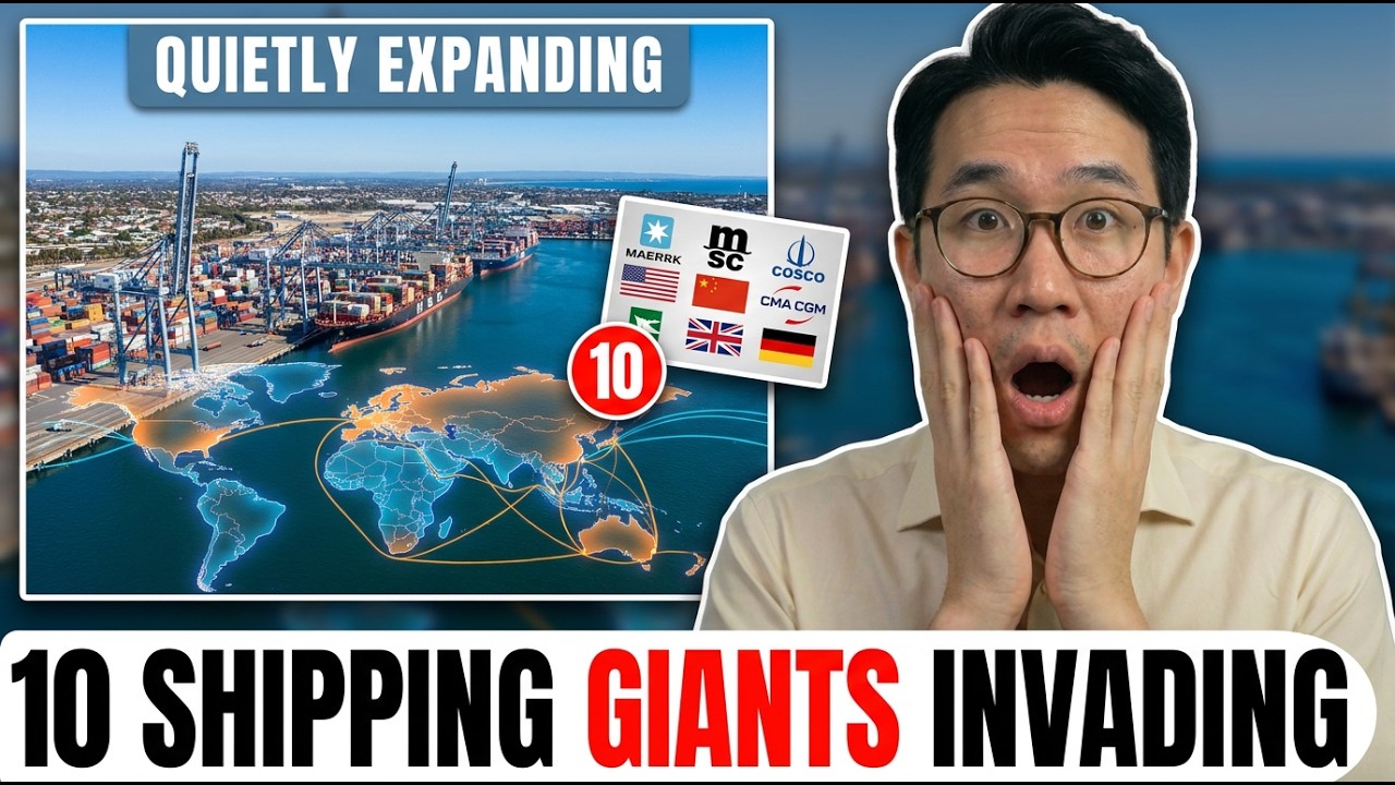 10 Global Shipping Players Quietly Expanding Around Australia's Ports [SHOCKING]