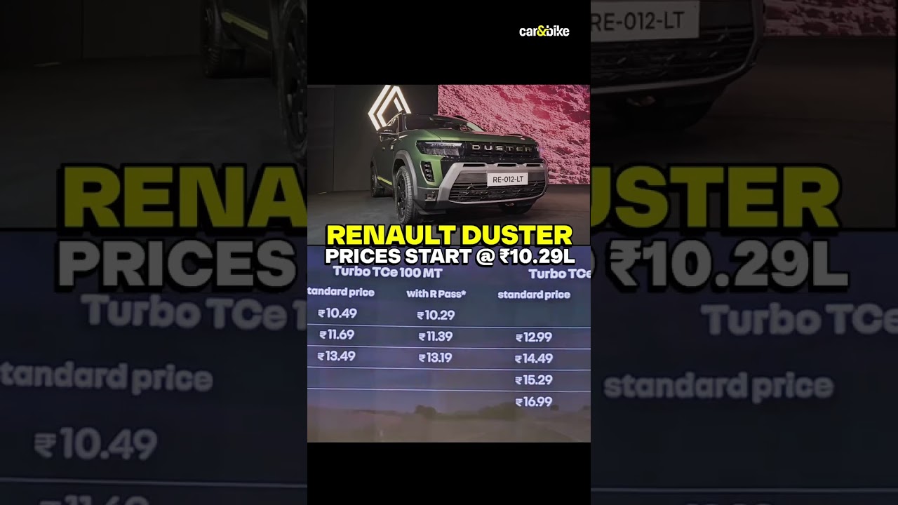 What do you think of the prices for the new Renault Duster?