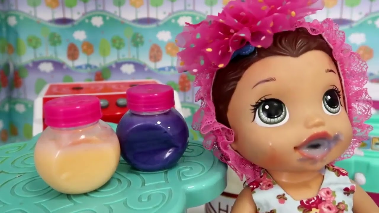 Papinha e Leite Pra Bonecas Baby Alive Amandinha