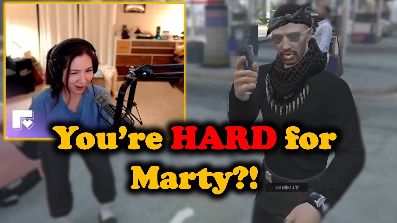 April (fuslie) accidentally found out Ramee is HARD for Marty|