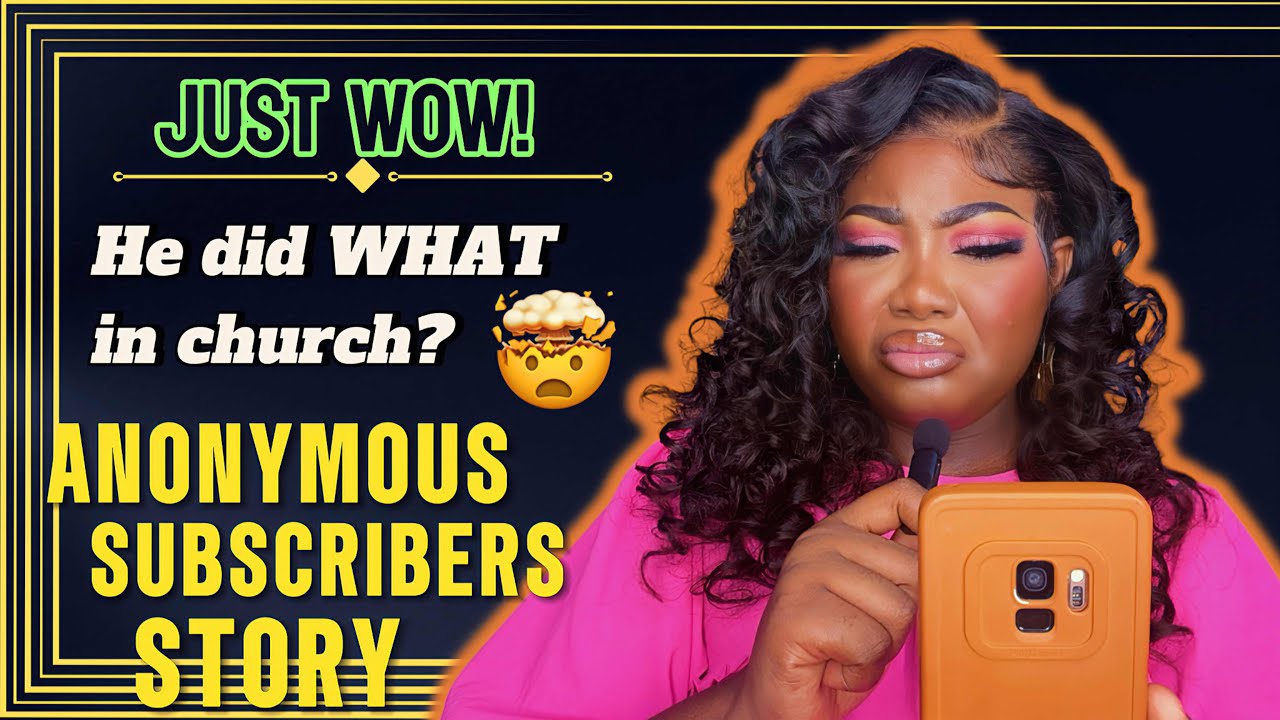 I went to church a few weeks ago to do something really messed up🤯