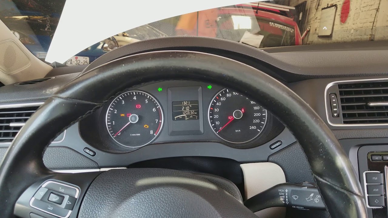 Jetta MK6 2014 2.5L Reset Inspección + Staging Indicator Celebration