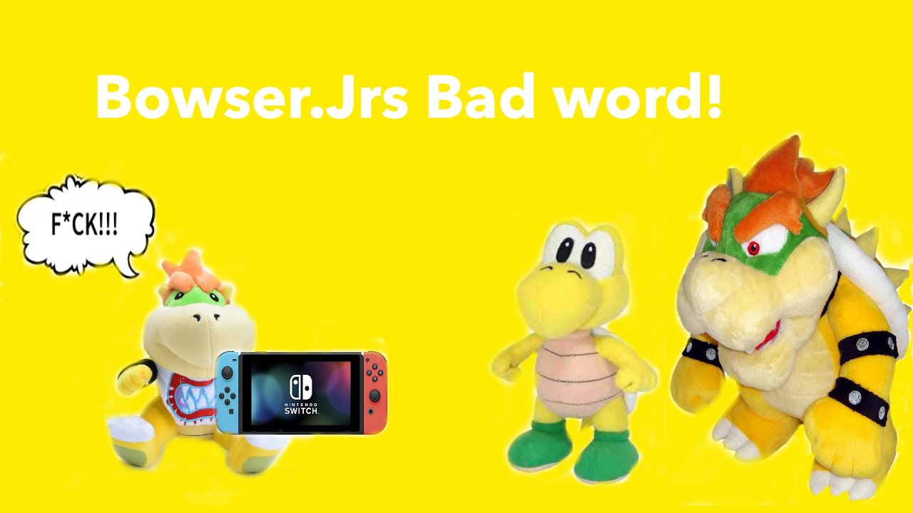 Super Mario Bros.- Bowser Junior's Bad Word!