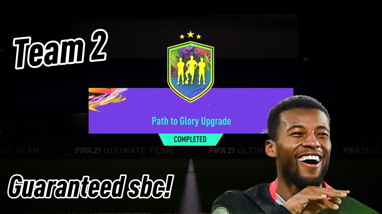 Guaranteed Path to glory team 2 pack! Fifa 21 sbc solution!