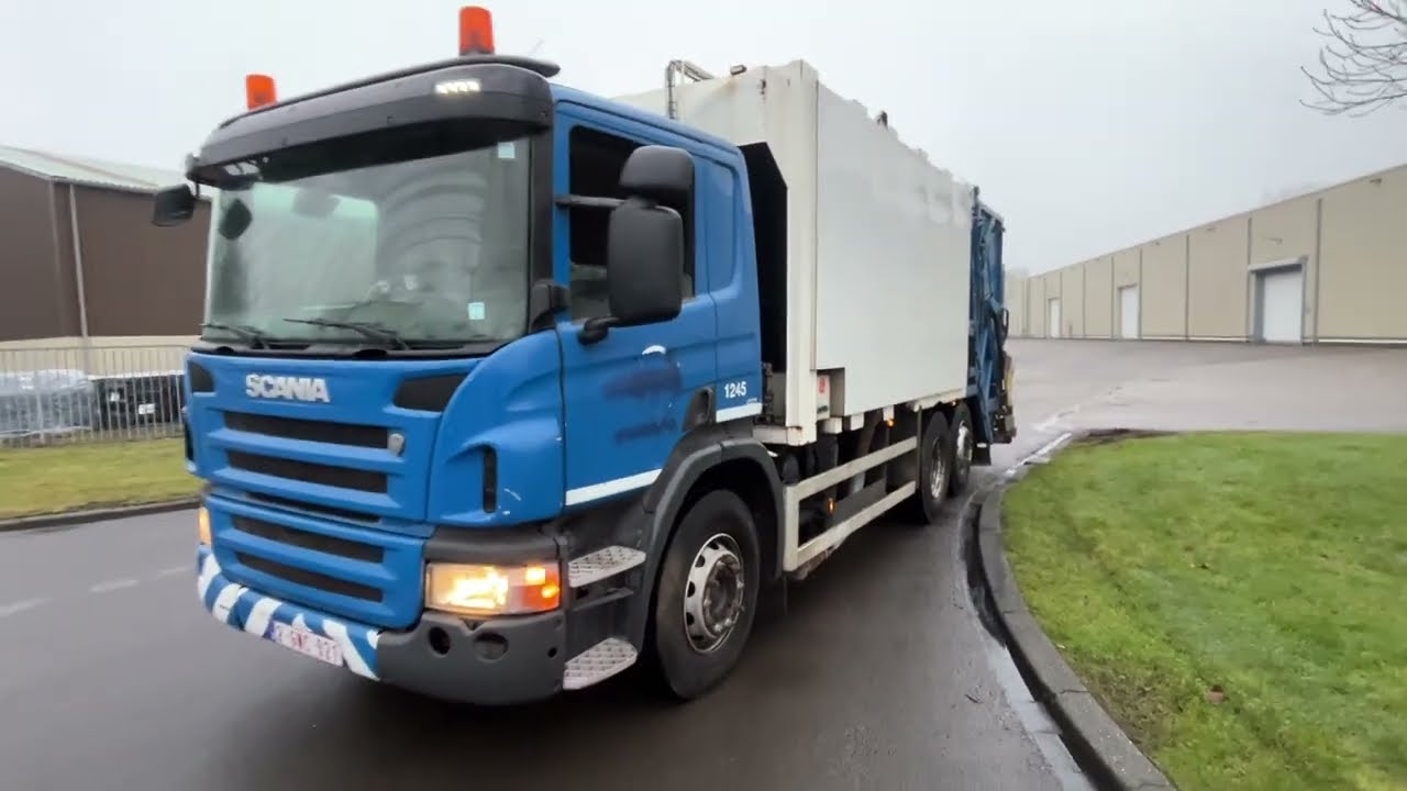 Scania P360 garbage truck VDK compacter
