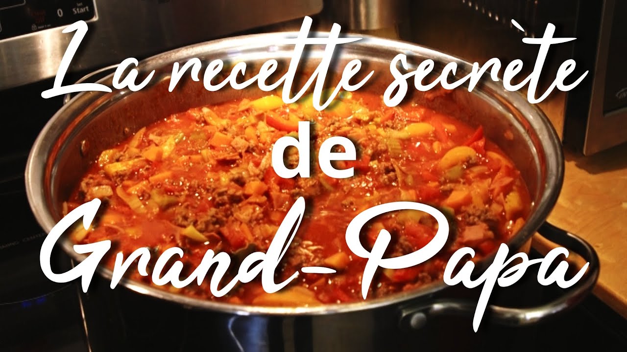 La sauce a spaghettis de Grand Papa