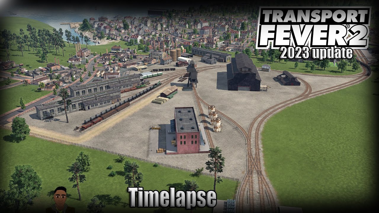 Transport Fever 2: UK Map Series -Train Depot Detailing Timelapse