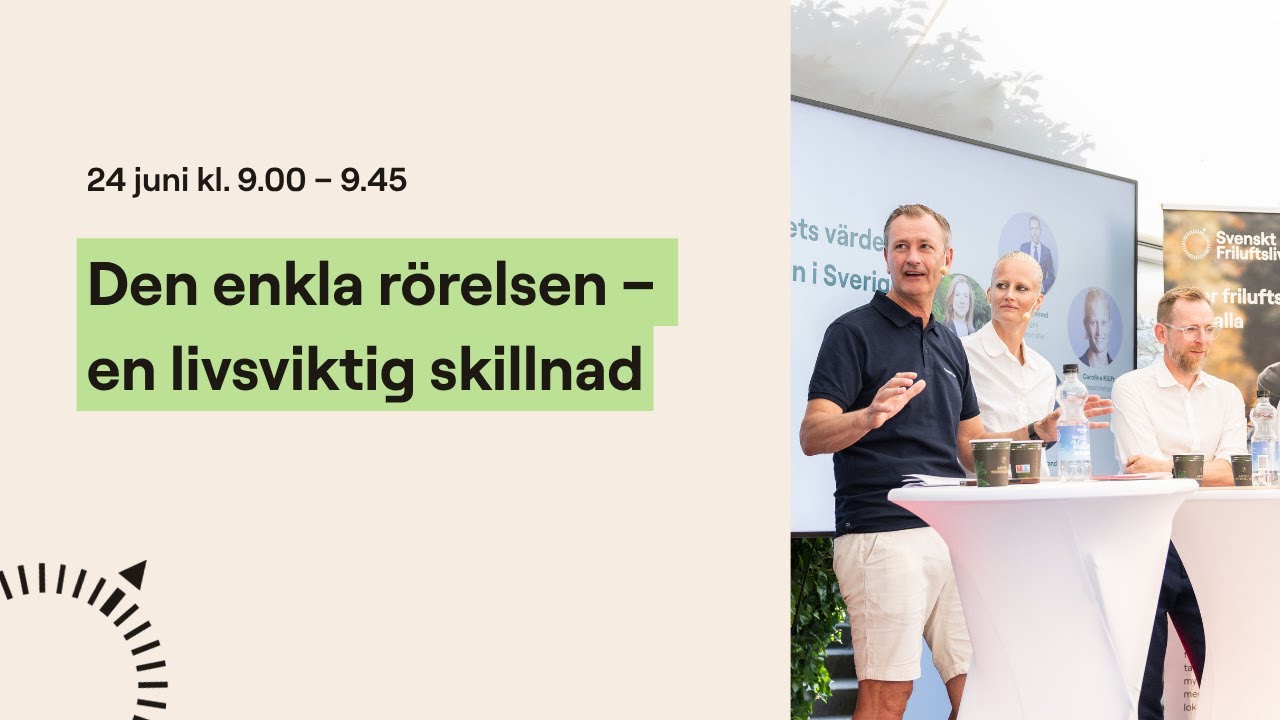 Almedalen 2025 - Den enkla rörelsen – en livsviktig skillnad